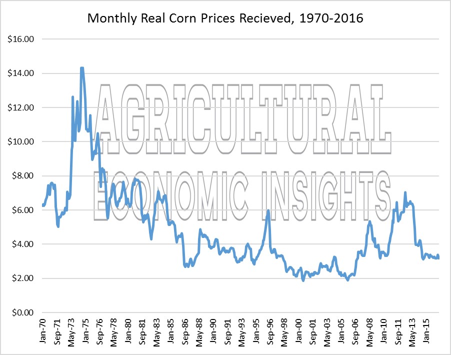 real corn prices. wheat prices. ag trends. agricultural economic insights