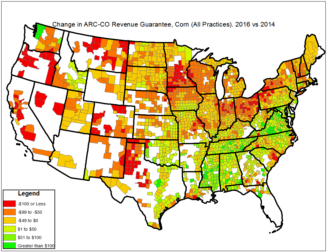 Corn. ARC-CO Revenue Guarantees. Ag Trends. Agricultural Economic Insights